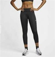 Nike Women's Run Fast Black Cropped Running Tight Legging DB4380-010 Sizes S