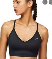 NIKE WOMENS INDY LIGHT-SUPPORT PADDED SPORTS BRA DD1675 010 Size L /M
