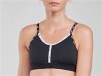 Nike Women's DF INDY LOGO Light Support Padded CUTOUT BRA DR5685 010 Size M