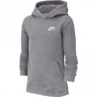 NIKE Juniors Club Fleece Overhead Hoodie (Grey) 8-10 Years