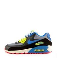 Nike Junior Air Max 90 Trainers in Grey & Blue