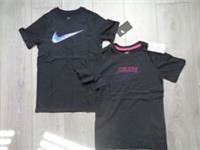 BOYS NIKE STREAK/FCB SWOOSH T-SHIRTS - BLACK - AGE 5YRS TO 10YRS - NEW UK SELLER