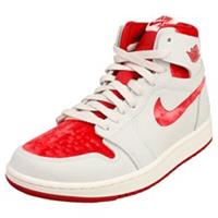 Nike Air Jordan 1 Womens Fashion Trainers in White Red