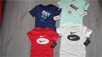 BOYS NIKE DOUBLE SWOOSH/JDI T-SHIRTS AGE 3 TO 7 YEARS - ASST COLOURS -BRAND NEW