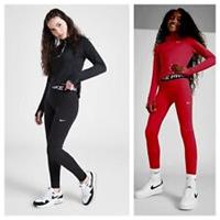 Nike Pro Girls Leggings(Black) Dri-Fit Sport Jogging Sport Junior Sizes XS to XL