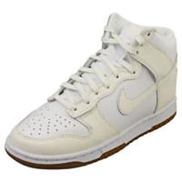 Nike Dunk High Womens Fashion Trainers in White Sail