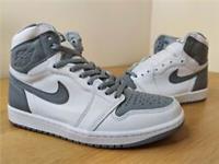 Nike Air Jordan 1 Retro High Og Stealth Grey Mens Basketball Trainers UK 7.5