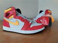 Nike Air Jordan 1 Retro Fusion Red Mens Basketball Shoes Trainers Ds UK 7