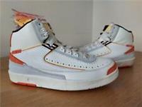Nike Air Jordan 2 Retro Maison Chateau Rouge Basketball Shoes Trainers UK 8.5