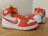 Nike Air Jordan 1 Retro Ajko Rush Orange Mens Basketball Shoes Trainers UK 9
