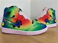 Nike Air Jordan 1 Retro J Balvin Colores Y Vibras Basketball Trainers UK 7.5