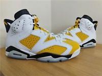 Nike Air Jordan 6 Retro Yellow Ochre Mens Basketball Shoes Trainers UK 9