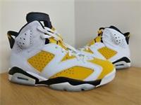 Nike Air Jordan 6 Retro Yellow Ochre Mens Basketball Shoes Trainers UK 10.5