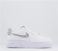 Nike Air Force 1 Pixel White Grey Zebra Womens - UK 6 / EU 40 / US 8.5