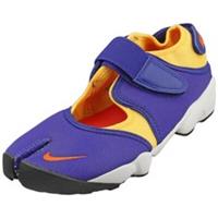 Nike Air Rift Womens Walking Sandals in Navy Yellow