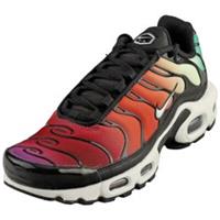 Nike Air Max Plus Womens Fashion Trainers in Black White Red