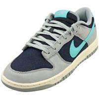 Nike Dunk Low Retro Premium Mens Fashion Trainers in Grey Navy