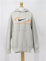 NIKE SPORTSWEAR FLEECE OVERSIZED WOMENS HOODIE UKXS GREY RRP£80 BR FN7698-012 - XS Regular