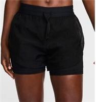 Nike RD Women's Dri-FIT Mid-Rise 2-in-1 Running Shorts FV6361 010 Size XL