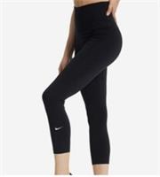 NIKE Women's One Df High Rise Crop Tght DM7276 010 Size S - S Regular