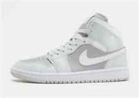 Jordan Air 1 Mid Women's Shoes in Photon Dust, White and Atmosphere Grey