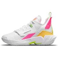 Nike Kids Jordan Basketball Why Not Zer0.4 Boot/Shoe - White/Citron/Pink/Glow