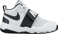Nike Kids Team Hustle D 8 Basketball Boot/Shoe - White/Black