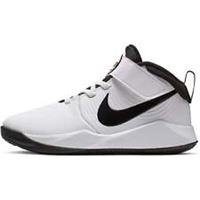 Nike Kids Team Hustle D 9 Basketball Boot/Shoe - White/Black/Volt