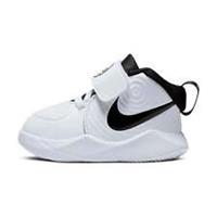 Nike Kids Team Hustle D 9 Basketball Boot/Shoe - White/Black/Volt