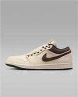 Nike Air Jordan 1 Low Premium Men's Shoes in Pale Ivory/Off-Noir/Baroque Brown