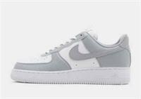 Nike Air Force 1 Low Women's Shoes in White, Wolf Grey and Metallic Silver