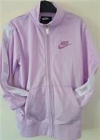 Girls' Nike purple Tracksuit top, zip through, By Nike Size 6-7 Years