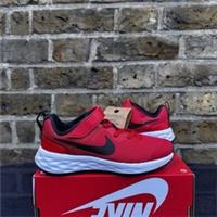 Nike Revolution 6 PSV Kids Trainers. DD1095-607. University Red. Sizes UK 2