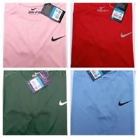 Nike Mens Dri-FIT Short Sleeve Gym Fitness Training Activewear Crew Neck