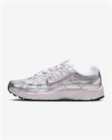 Nike P-6000 Women's Shoes in White/Elemental Pink/Black/Metallic Silver