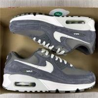 Nike Air Max 90 Trainers Premium Iron Grey Size UK4 US4.5 EU36.5 HJ3989-001 ??