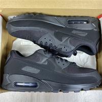 Nike Air Max 90 Trainers Triple Black Size UK9.5 US10.5 EU44.5 CN8490-003 🆕✅