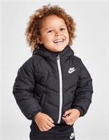 Nike Infant Core Padded Hooded Jacket Black White Baby Coat Zip Up 9-12 Months