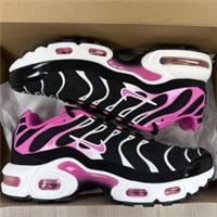 Nike Air Max Plus TN Trainers Black Laser Fuchsia Size UK6 EU40 CD0609-025