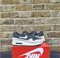Nike Air Max 1 White Black Pure Platinum Trainers UK 4.5 New DZ3307-008