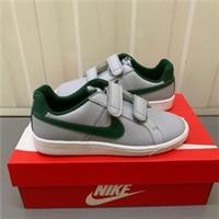 Nike Court Royale Boys Trainers Grey Green - Size UK 2 | 833536-003