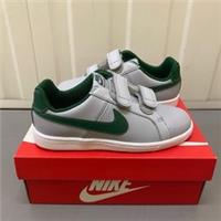 Nike Court Royale Boys Trainers Grey Green - Size UK 13 833536-003 RRP £59.95