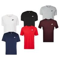 Nike Men's Club T-Shirt Cotton Short Sleeve Sportswear Casual Tee S-XXL Summer - M Regular