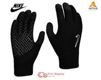 Nike Men's Knit Grip Gloves Football Women Magic Winter Touch Screen Compatible