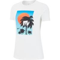 Nike Womens Basketball Dri-fit Hoops Paradise Tee - White