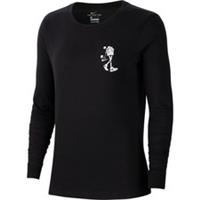 Nike Womens Basketball Dri-fit Long-Sleeved Tee - Black