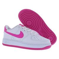 NIKE AIR FORCE 1 (GS) White/Laser Fuchsia Size UK 6 Brand New In Half Box