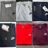 Men's Nike T-shirt Cotton Crew Neck Short Sleeve Casual Gym Premium Quality Sale - S Regular