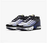NIKE AIR MAX PLUS III (GS) Black/Chamois-Hyper Blue-White UK 6 New In Half Box