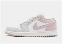 Air Jordan 1 Low Women's Shoes in White, Grey and Pink